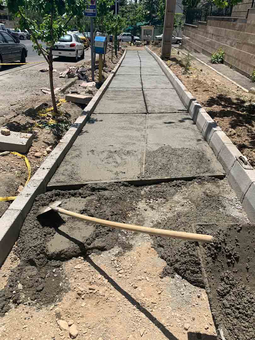    پیاده‌رو سازی خیابان زرافشان 